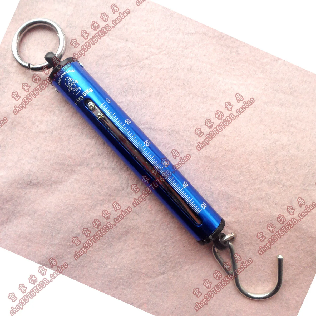 Image 50kg portable scale portable scales spring balance hook scale pocket size scales 0.5kg 50
