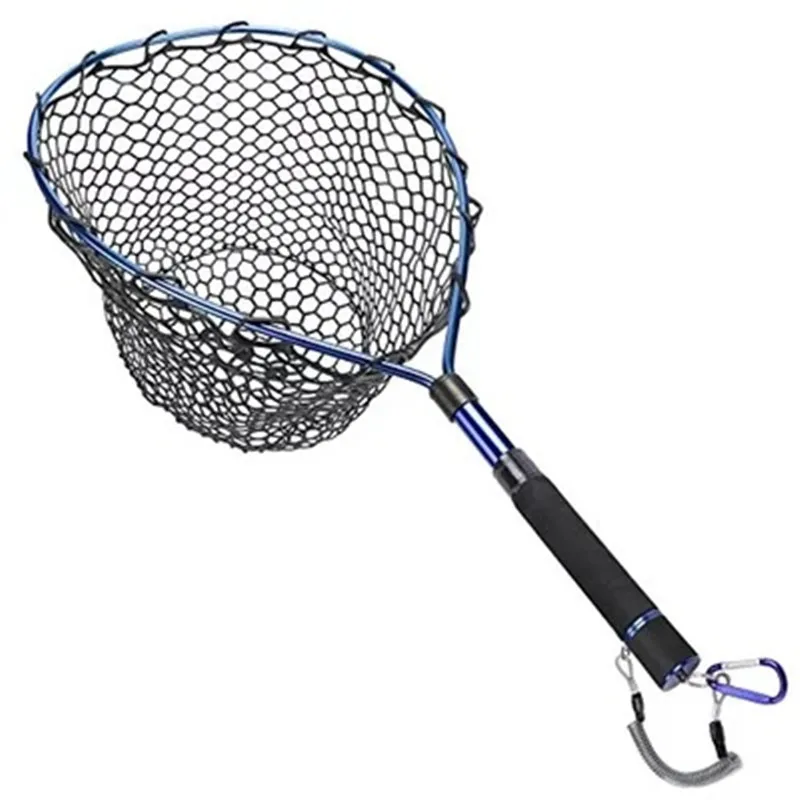 Aluminum Alloy Retractable Silicon Rubber Landing Net Catch And Release Holder Fishing Net 85cm
Aluminum Alloy Retractable Silicon Rubber Landing Net Catch And Release Holder Fishing Net 85cm