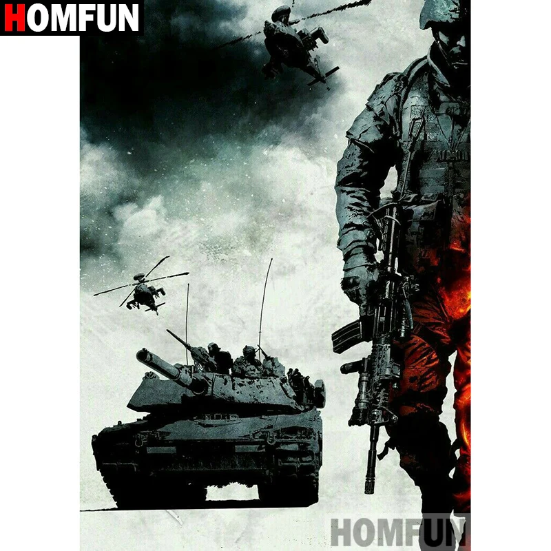 HOMFUN Full Square/Round Drill 5D DIY Diamond Painting "Tank character" 3D Diamond Embroidery Cross Stitch Home Decor A21364
HOMFUN Full Square/Round Drill 5D DIY Diamond Painting "Tank character" 3D Diamond Embroidery Cross Stitch Home Decor A21364
