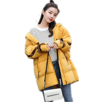 New Oversize Style Winter Women Jackets 2018 Hooded Loose Down Jacket Hooded Bow Winter Coats Thicken Padded-Cotton Mujer CQ2676
New Oversize Style Winter Women Jackets 2018 Hooded Loose Down Jacket Hooded Bow Winter Coats Thicken Padded-Cotton Mujer CQ2676