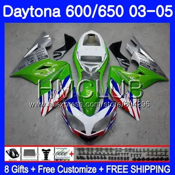 Body For Triumph Daytona600 Daytona 650 02 03 04 05 125HM.18 Daytona650 Daytona 600 2002 2003 2004 2005 Green white Fairing kit
Body For Triumph Daytona600 Daytona 650 02 03 04 05 125HM.18 Daytona650 Daytona 600 2002 2003 2004 2005 Green white Fairing kit