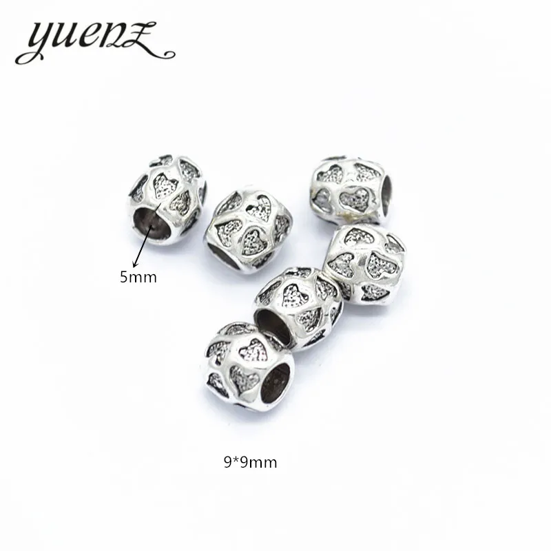 YuenZ 10pcs Spacer Alloy Charm Big Hole Tibetan Silver Heart Bead Charm Beads European Pendant Fit Women Charm Bracelet DIY R48
YuenZ 10pcs Spacer Alloy Charm Big Hole Tibetan Silver Heart Bead Charm Beads European Pendant Fit Women Charm Bracelet DIY R48