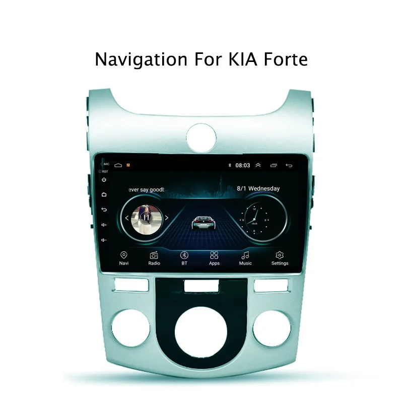 Ectwodvd 9" Android 8.1 Car DVD Player GPS Navigation For Kia Forte 2009 2010 2011 2012 2013 2014 2015 2016 17 Car Radio Stereo
Ectwodvd 9" Android 8.1 Car DVD Player GPS Navigation For Kia Forte 2009 2010 2011 2012 2013 2014 2015 2016 17 Car Radio Stereo