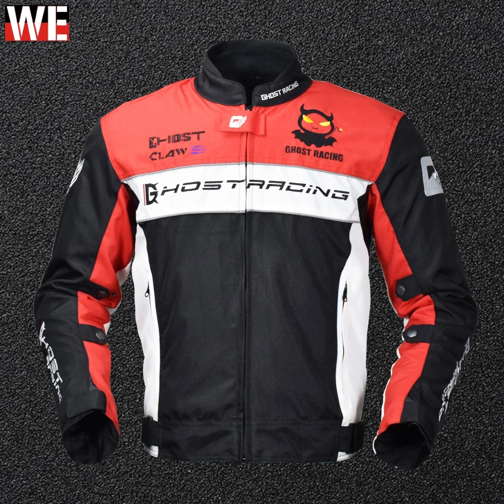 GHOST RACING Motorcycle waterproof windproof protective racing jacket with 5 Armor thermal vest motorcycle MTB riding jacket
GHOST RACING Motorcycle waterproof windproof protective racing jacket with 5 Armor thermal vest motorcycle MTB riding jacket