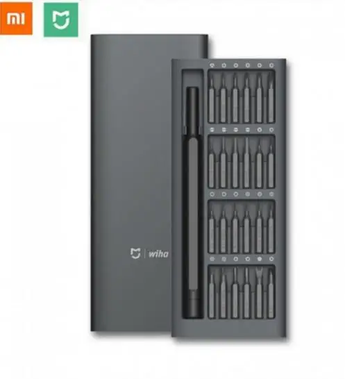 Original Xiaomi Mijia Wiha Daily Use Screw Kit 24 Precision Magnetic Bits Alluminum Box Screw Driver xiaomi smart home Kit
Original Xiaomi Mijia Wiha Daily Use Screw Kit 24 Precision Magnetic Bits Alluminum Box Screw Driver xiaomi smart home Kit