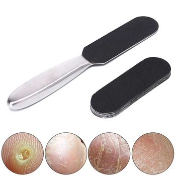 21cm Stainless Pedicure Foot Setback With 10 Sheets Abrasive Paper Foot File Cracked Skin Callus Remover Feet Rasp
21cm Stainless Pedicure Foot Setback With 10 Sheets Abrasive Paper Foot File Cracked Skin Callus Remover Feet Rasp