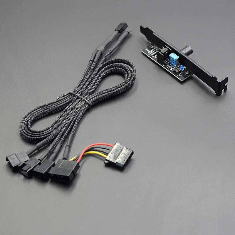 Computer fan speed limitless speed regulation PCI chassis governor 3pin 4Pin hub
Computer fan speed limitless speed regulation PCI chassis governor 3pin 4Pin hub
