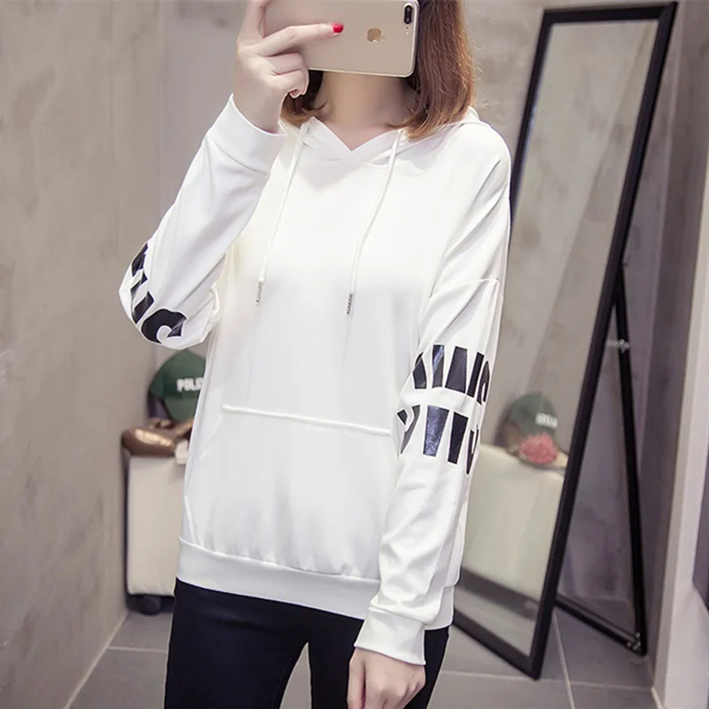 Hoodies Women Large Size Letter Printed Long Sleeve Hooded Womens Pullover Soft Cotton Drop Shoulder Ladies Sweatshirt Thin Coat
Hoodies Women Large Size Letter Printed Long Sleeve Hooded Womens Pullover Soft Cotton Drop Shoulder Ladies Sweatshirt Thin Coat