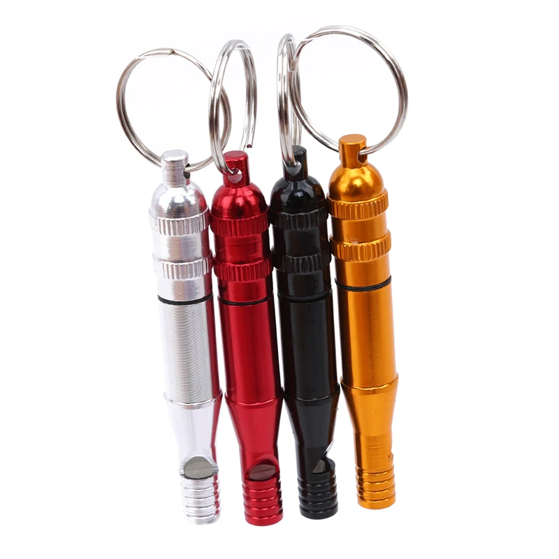 2pcs / Pack New Outdoor multi-function Survival Whistle Aluminum Alloy Two Training Whistle Emergency Safety Survival Whistle
2pcs / Pack New Outdoor multi-function Survival Whistle Aluminum Alloy Two Training Whistle Emergency Safety Survival Whistle
