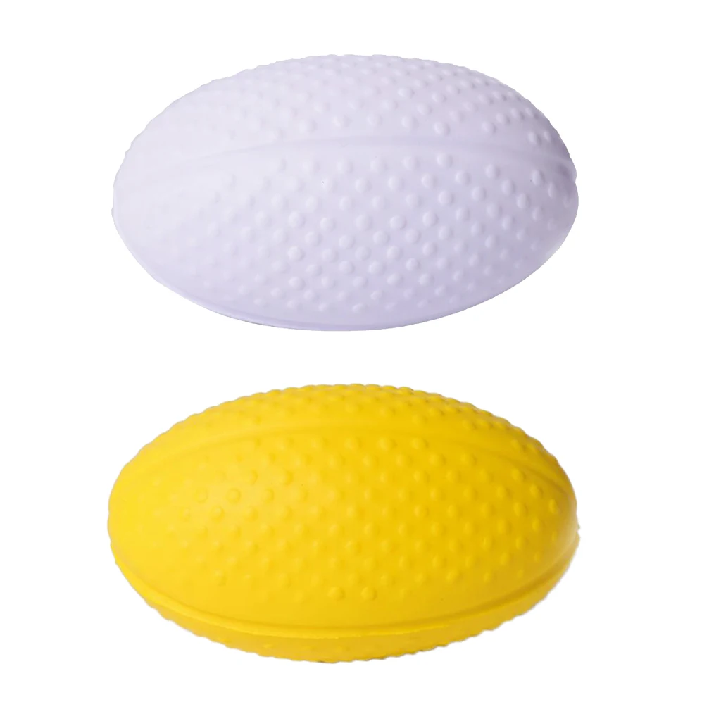 Soft Rugby Shape Squeeze PU Foam Hand Wrist Exercise Strengthen Ball Suit for Women Men
Soft Rugby Shape Squeeze PU Foam Hand Wrist Exercise Strengthen Ball Suit for Women Men