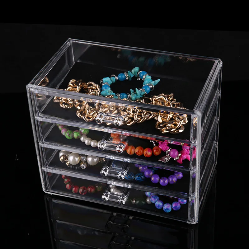 Acrylic Jewelry Storage Box Jewelry Organzier Make Up Storage Case Box 4 Drawers Makeup Organizer Cosmetic Storage box Clear
Acrylic Jewelry Storage Box Jewelry Organzier Make Up Storage Case Box 4 Drawers Makeup Organizer Cosmetic Storage box Clear