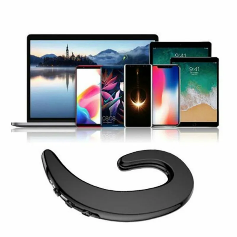 Bone Conduction Earhook Sports Wireless BT Earphone Headphone Headset Universal Driving Music Hands-free Business Talk 30
Bone Conduction Earhook Sports Wireless BT Earphone Headphone Headset Universal Driving Music Hands-free Business Talk 30