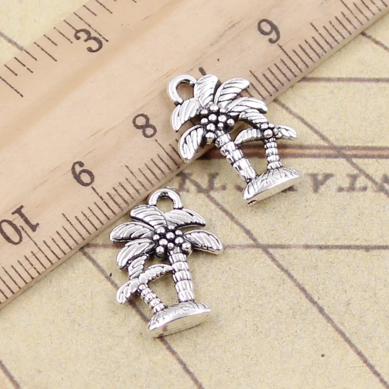 20pcs Charms Palm Tree Coconut 18x13mm Tibetan Silver Color Pendants Antique Jewelry Making DIY Handmade Craft
20pcs Charms Palm Tree Coconut 18x13mm Tibetan Silver Color Pendants Antique Jewelry Making DIY Handmade Craft