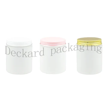 40X 250g frosted plastic jars with Aluminum Cap half clear plastic Cream Cosmetic Jar pot with metal cap 250ml cosmetic Jar Tin
40X 250g frosted plastic jars with Aluminum Cap half clear plastic Cream Cosmetic Jar pot with metal cap 250ml cosmetic Jar Tin