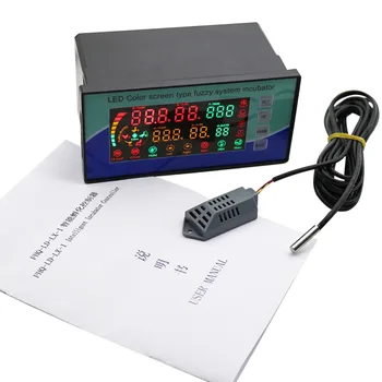 110V/220V Poultry Intelligent LED Color Screen System Incubator Chicken Bird Temperature Humidity Incubator Controller 1 Pcs
110V/220V Poultry Intelligent LED Color Screen System Incubator Chicken Bird Temperature Humidity Incubator Controller 1 Pcs