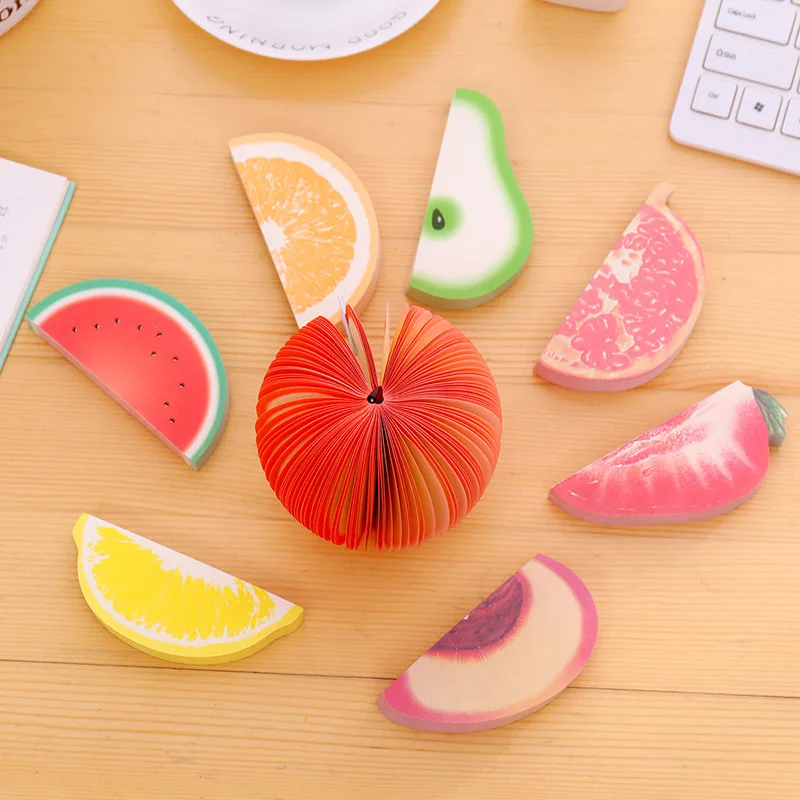 150 pages/pack Attractive Fruits Apple Memo Pad Sticky Notes Memo Notebook Stationery Papelaria Escolar School&Office Supplies
150 pages/pack Attractive Fruits Apple Memo Pad Sticky Notes Memo Notebook Stationery Papelaria Escolar School&Office Supplies
