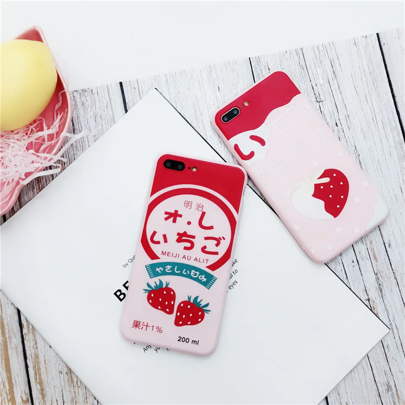 Cute Candy Color Phone Case For iphone 6 6S 5 5s 7 8 plus Case For iphone X Cover Fruit Strawberry Drink Printing Soft TPU Cases
Cute Candy Color Phone Case For iphone 6 6S 5 5s 7 8 plus Case For iphone X Cover Fruit Strawberry Drink Printing Soft TPU Cases