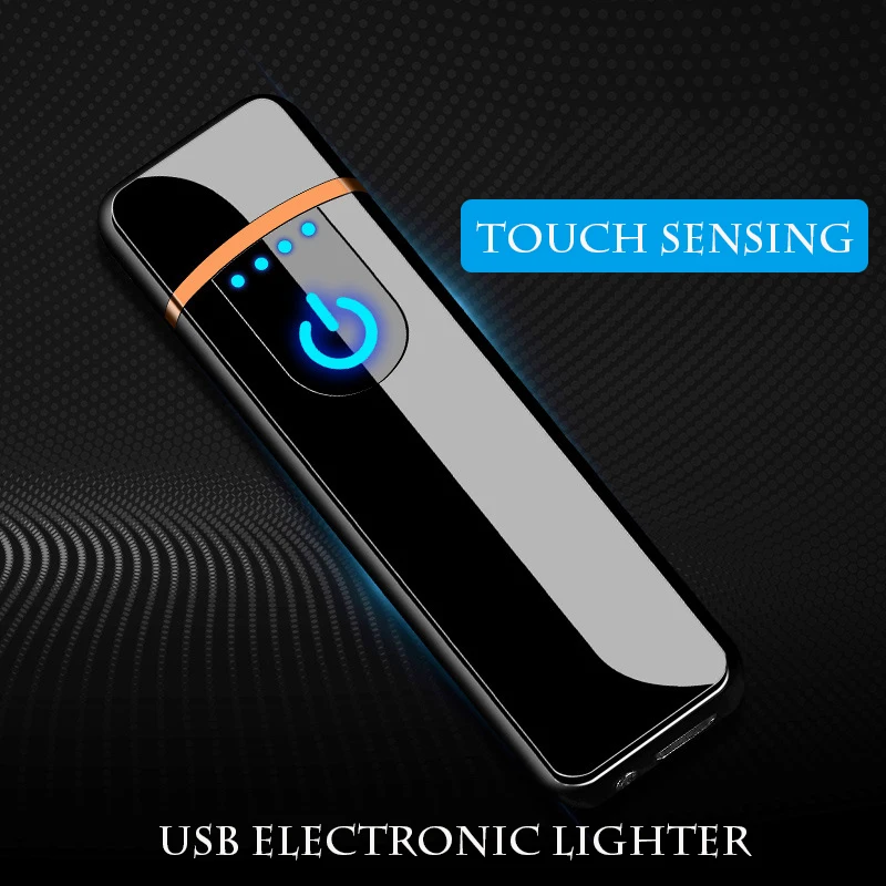 New Thin Usb Charging Lighter Touch Screen Electronic Cigarette Lighters Small Rechargeable Electric Lighter Windproof Men Gift
New Thin Usb Charging Lighter Touch Screen Electronic Cigarette Lighters Small Rechargeable Electric Lighter Windproof Men Gift