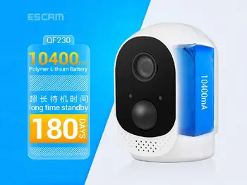 QF230 HD 1080P 2MP Security IP Camera P2P WIFI PIR Alarm Surveillance Night Vision CCTV Cameras with 10400mAh Battery
QF230 HD 1080P 2MP Security IP Camera P2P WIFI PIR Alarm Surveillance Night Vision CCTV Cameras with 10400mAh Battery