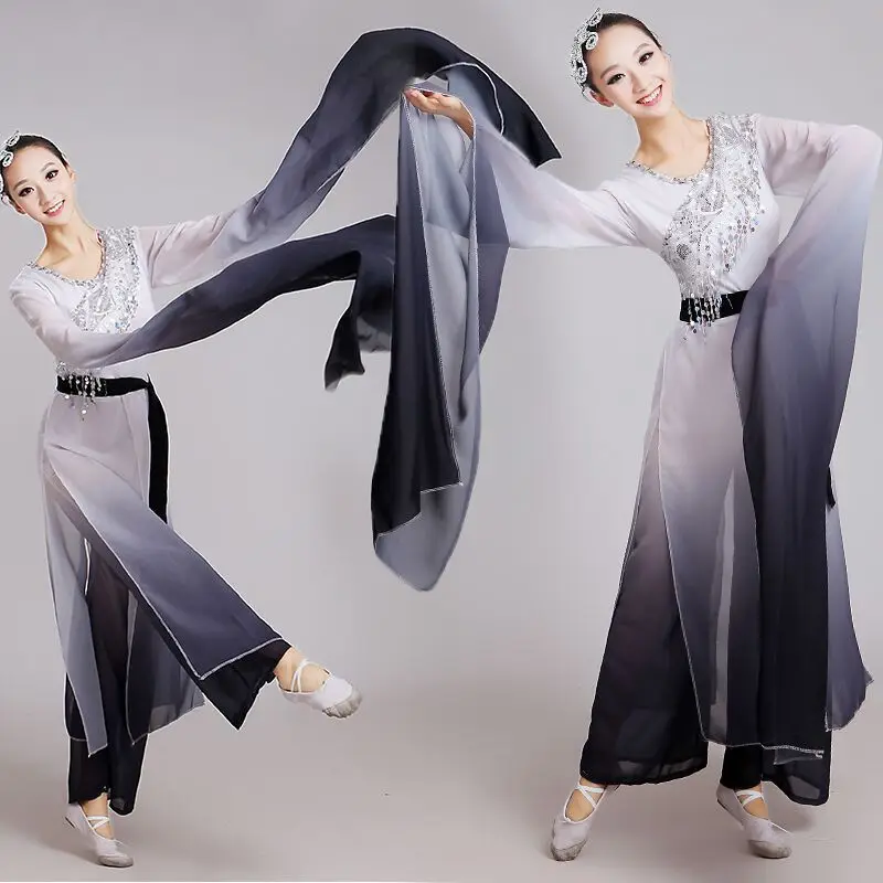 Chinese Classical Dance Costume Female National Dance Clothing Umbrella Yangko Dance Stage Clothing
Chinese Classical Dance Costume Female National Dance Clothing Umbrella Yangko Dance Stage Clothing