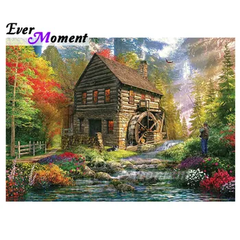 Ever Moment Diamond Painting House River Colorful Tree Handmade Square 5D DIY Picture Of Rhinestone Diamond Embroidery 3F1063
Ever Moment Diamond Painting House River Colorful Tree Handmade Square 5D DIY Picture Of Rhinestone Diamond Embroidery 3F1063