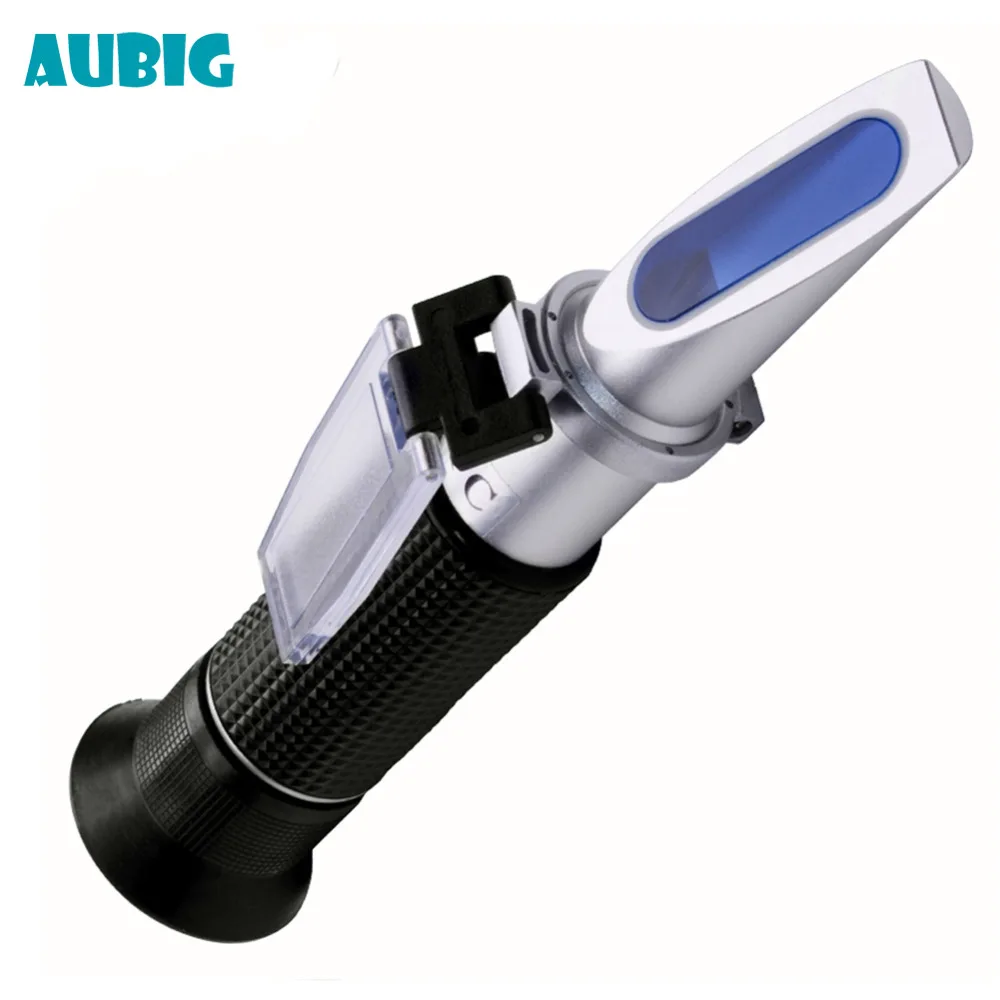 AUBIG Handheld Alcohol Refractometer 0-80% ATC Spirits Tester Alcoholmeter Refratometro Wine Concentration Densimeter with Box
AUBIG Handheld Alcohol Refractometer 0-80% ATC Spirits Tester Alcoholmeter Refratometro Wine Concentration Densimeter with Box