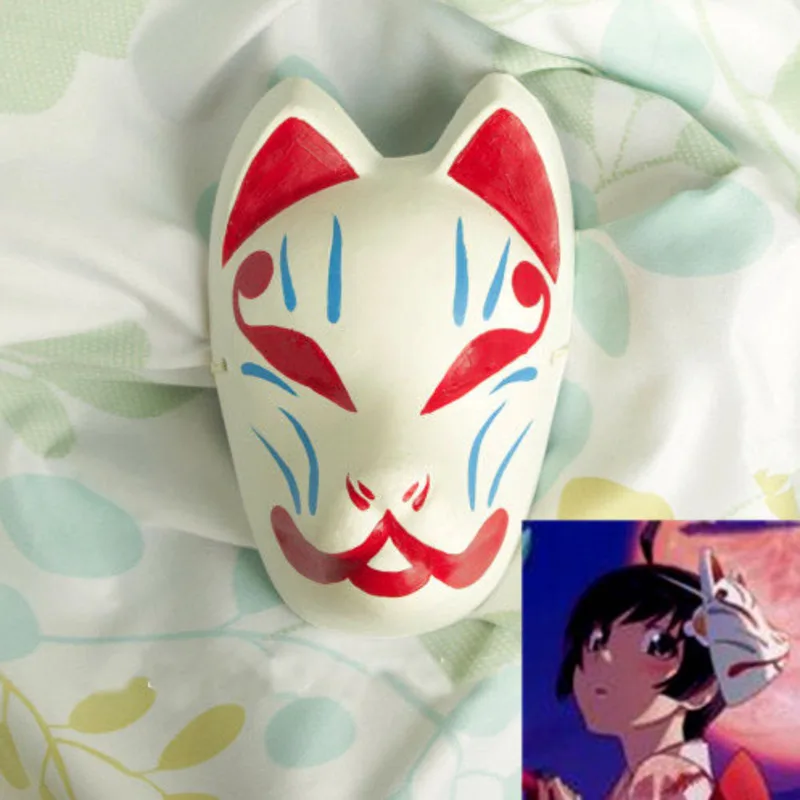 Full Face Hand-Painted Japanese Fox Mask Araragi Tsukihi Pattern Cosplay Masquerade For Party Carnival Halloween
Full Face Hand-Painted Japanese Fox Mask Araragi Tsukihi Pattern Cosplay Masquerade For Party Carnival Halloween