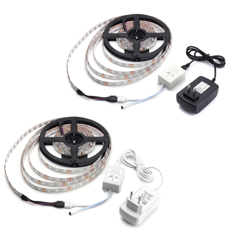 5M RGB LED Strip Light 5050 smd Waterproof 300 LED Strip light SMD 44 Key Remote DC 12V Power Full Kit EU/US Plug
5M RGB LED Strip Light 5050 smd Waterproof 300 LED Strip light SMD 44 Key Remote DC 12V Power Full Kit EU/US Plug