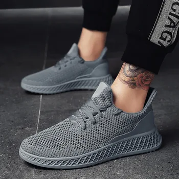 Men's Summer Mesh Breathable Sneakers Casual Leisure Low Top Running Sports Shoes Round Toe Flyknit Walking Shoes
Men's Summer Mesh Breathable Sneakers Casual Leisure Low Top Running Sports Shoes Round Toe Flyknit Walking Shoes