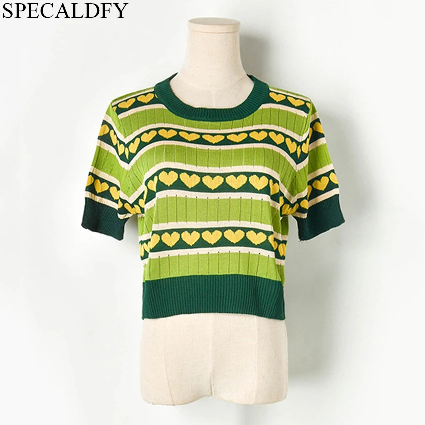 2019 Summer Tshirts For Women Short Sleeve Knitted Tops T shirt High Quality Fashion Love Runway Top Harajuku Tee Shirt Femme
2019 Summer Tshirts For Women Short Sleeve Knitted Tops T shirt High Quality Fashion Love Runway Top Harajuku Tee Shirt Femme