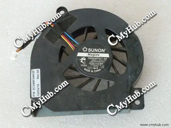 For Dell Vostro 1014 Cooling Fan 3CVM8FAW120 0Y34KC ZB0506PGV1-6A B3561-1.13.V1.F.GN Y34KC DC5V 0.35A 4-wire 4-pin connector | Компьютеры