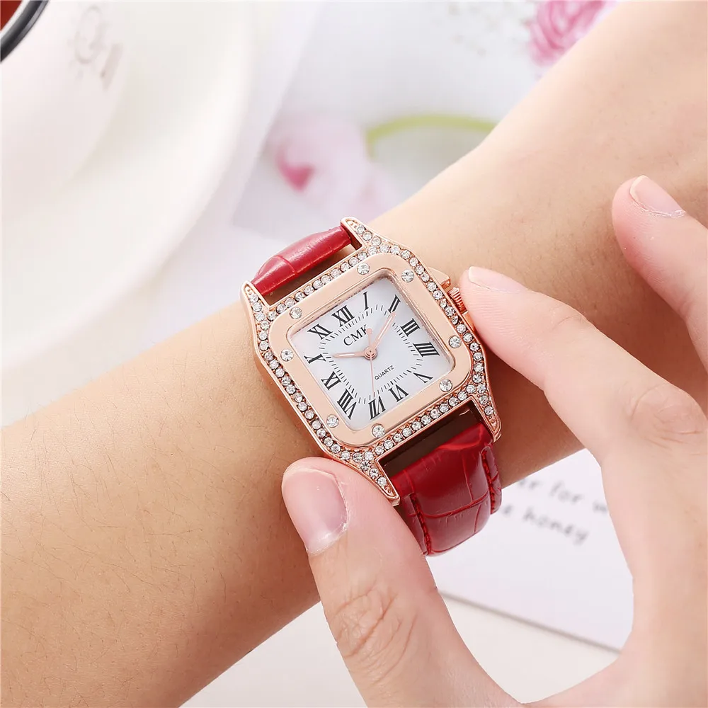 New Women's Fashion Leather Belt Analog Quartz Square Watch Quartz Wristwatches relogio feminino Top Brand Luxury Watch Dress#A
New Women's Fashion Leather Belt Analog Quartz Square Watch Quartz Wristwatches relogio feminino Top Brand Luxury Watch Dress#A