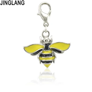 JINGLANG Wholesale Bee Charm Insect Pendant Accessories For Bracelets Necklaces Jewelry Making 50 pcs
JINGLANG Wholesale Bee Charm Insect Pendant Accessories For Bracelets Necklaces Jewelry Making 50 pcs