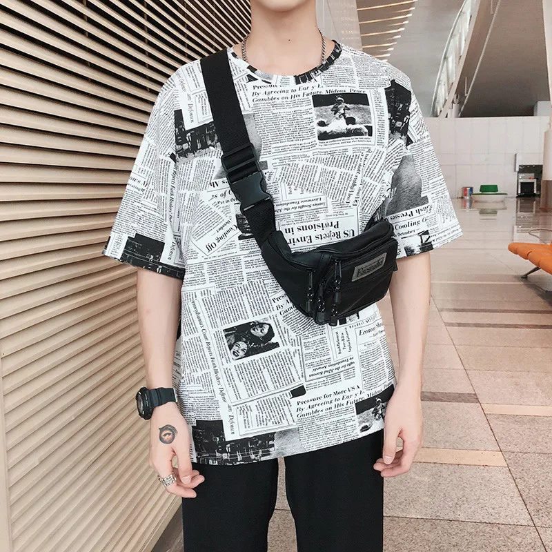 Funny Newspaper 3D Digital Print T Shirt Men Summer Loose Short Sleeve Tshirt Retro Tops Fashion style Harajuku T-Shirt WGTX184
Funny Newspaper 3D Digital Print T Shirt Men Summer Loose Short Sleeve Tshirt Retro Tops Fashion style Harajuku T-Shirt WGTX184