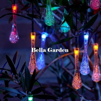 Set of 20 Crystal Ice Drop LED Solar String Lights Fairy Lights Outdoor Garden Wedding Decoration Christmas Holiday Lighting
Set of 20 Crystal Ice Drop LED Solar String Lights Fairy Lights Outdoor Garden Wedding Decoration Christmas Holiday Lighting