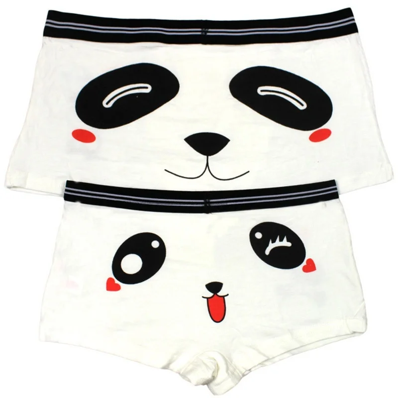 2pcs Panties for Couples Underwear lovers Women and men Funny boxers shorts model Cartoon Panda printed Boxer underpants
2pcs Panties for Couples Underwear lovers Women and men Funny boxers shorts model Cartoon Panda printed Boxer underpants