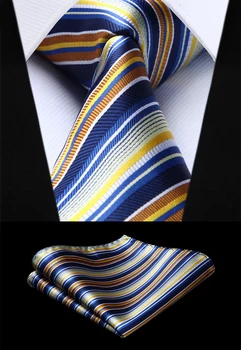 Woven Men Tie Colorful Yellow Blue Striped Necktie Handkerchief Set#TS610Y8S Party Wedding Classic Fashion Pocket Square Tie
Woven Men Tie Colorful Yellow Blue Striped Necktie Handkerchief Set#TS610Y8S Party Wedding Classic Fashion Pocket Square Tie