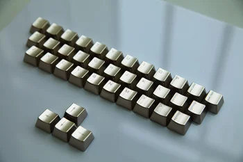OEM Profil Silver Color Mechanical Keyboard 37 Key Metal Key Caps For Cherry MX Switch Keyboard Zinc Alloy Keycaps
OEM Profil Silver Color Mechanical Keyboard 37 Key Metal Key Caps For Cherry MX Switch Keyboard Zinc Alloy Keycaps