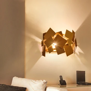 Postmodern art decoration rotatable metal sheet wall sconce hotel lighting backlights home steel sheet wall lights LED wall lamp 
Postmodern art decoration rotatable metal sheet wall sconce hotel lighting backlights home steel sheet wall lights LED wall lamp