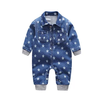 2019 Spring Long Sleeve Denim Romper Baby Boys Fashion Handsome Five-pointed Star Ropa Bebe Cotton Soft Onesies Baby Clothes 12M
2019 Spring Long Sleeve Denim Romper Baby Boys Fashion Handsome Five-pointed Star Ropa Bebe Cotton Soft Onesies Baby Clothes 12M