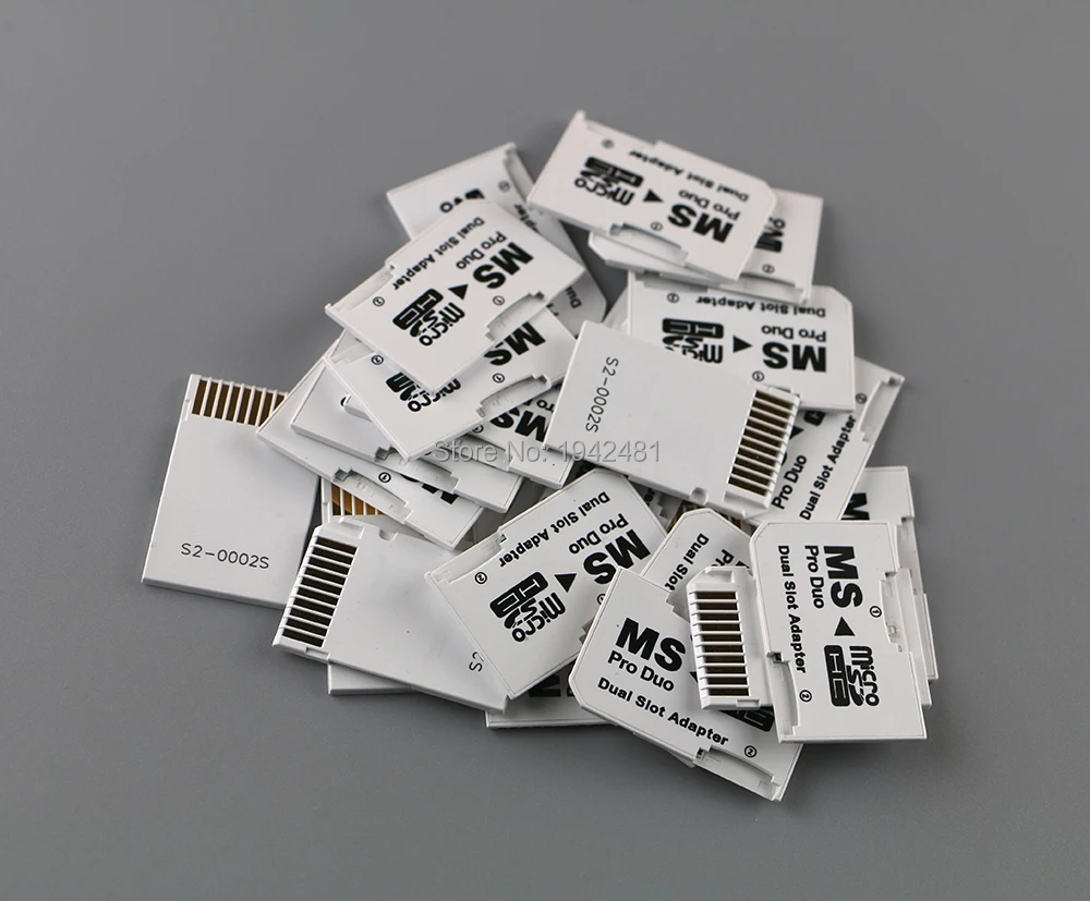 Адаптер Micro SD SDHC TF на карту памяти MS Pro Duo 50 шт. адаптер с двумя слотами конвертер