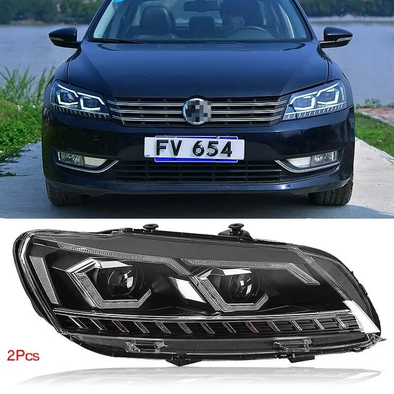 Dynamic Turn Signal LED Headlight DRLs Bi Xenon Projector Lens Fit For VolksWagen Passat 2011-2015
Dynamic Turn Signal LED Headlight DRLs Bi Xenon Projector Lens Fit For VolksWagen Passat 2011-2015