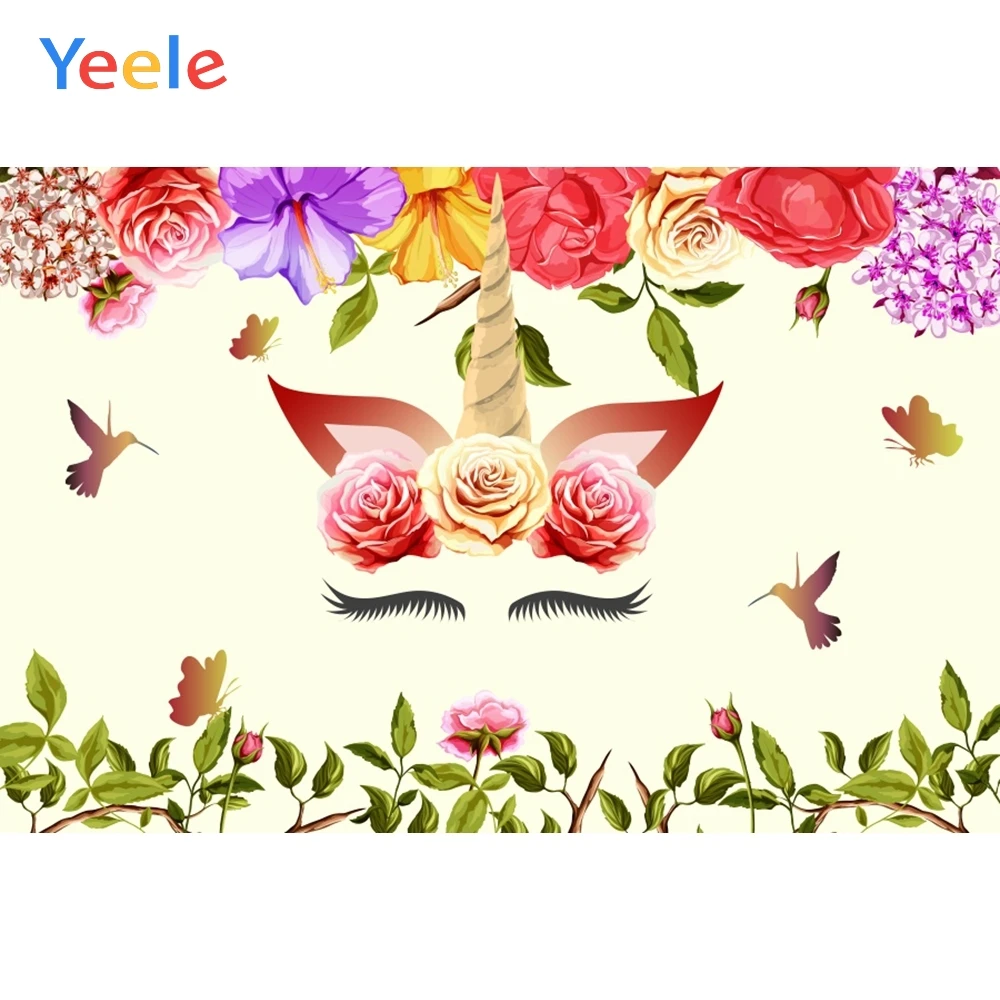 Yeele Unicorn Flowers Grass Butterfly Party Birthday Photography Backgrounds Customized Photographic Backdrops for Photo Studio
Yeele Unicorn Flowers Grass Butterfly Party Birthday Photography Backgrounds Customized Photographic Backdrops for Photo Studio