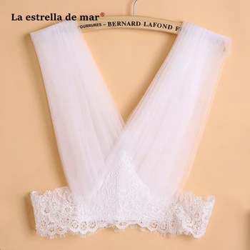 La estrella de mar wedding cape 2021 new tulle lace sexy V neck high waist Scoop bridal bolero cheap white evening capes
La estrella de mar wedding cape 2021 new tulle lace sexy V neck high waist Scoop bridal bolero cheap white evening capes