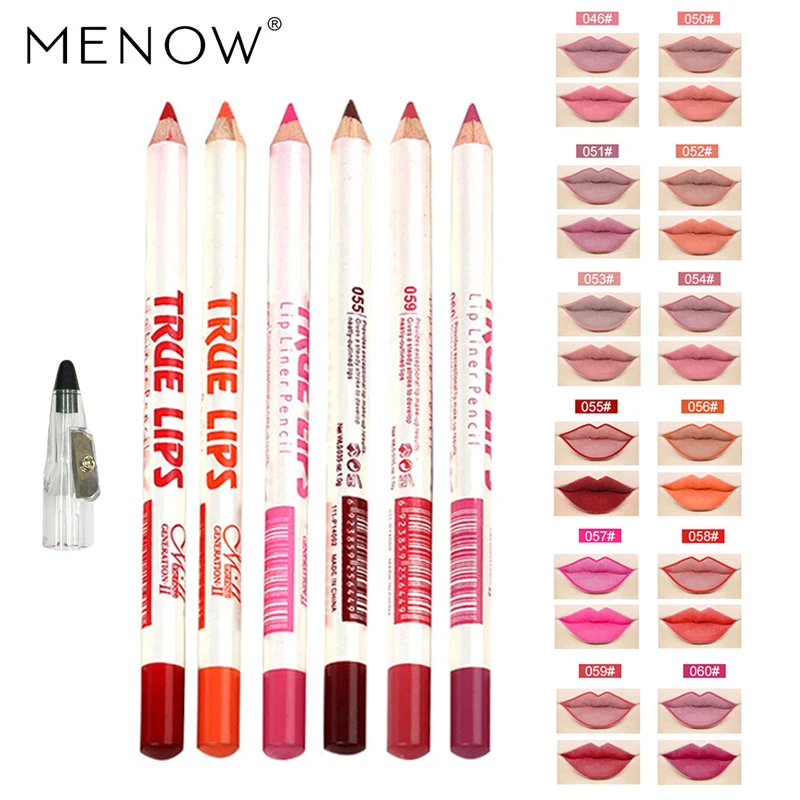 MENOW Brand 6Pcs Multicolor Lip Liner Pencil Waterproof Long-lasting Lipstick Pencil Professional Lip Beauty Cosmetic Set
MENOW Brand 6Pcs Multicolor Lip Liner Pencil Waterproof Long-lasting Lipstick Pencil Professional Lip Beauty Cosmetic Set