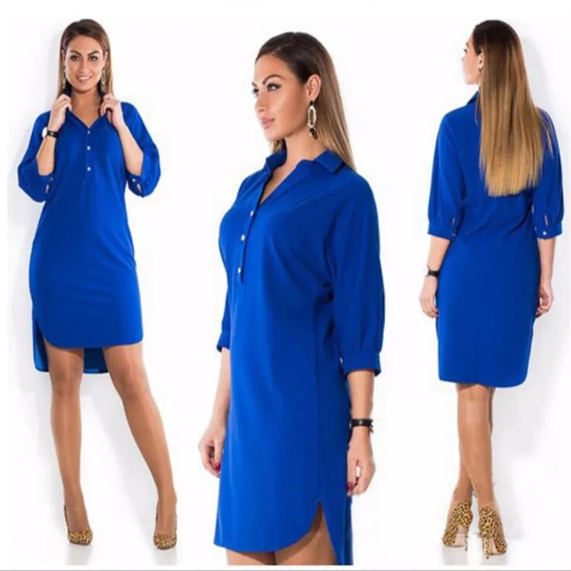 Fashion 2019 Women Long Shirts Blouses Elegant Ladies Chiffon Blouse Tops Fashion Social Tunic Office Work Wear XL-6XL E148
Fashion 2019 Women Long Shirts Blouses Elegant Ladies Chiffon Blouse Tops Fashion Social Tunic Office Work Wear XL-6XL E148