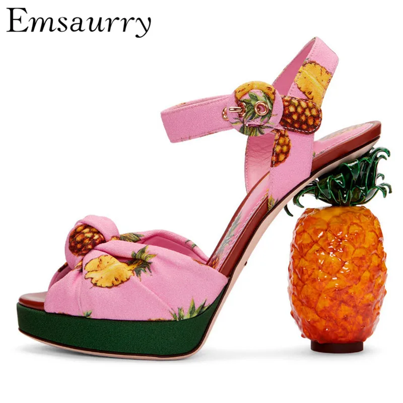 Individual Pineapple Heel Gladiator Sandals Women Pink Bowknot Ankle Strap Open Toe Platform Sandalias Mujer
Individual Pineapple Heel Gladiator Sandals Women Pink Bowknot Ankle Strap Open Toe Platform Sandalias Mujer