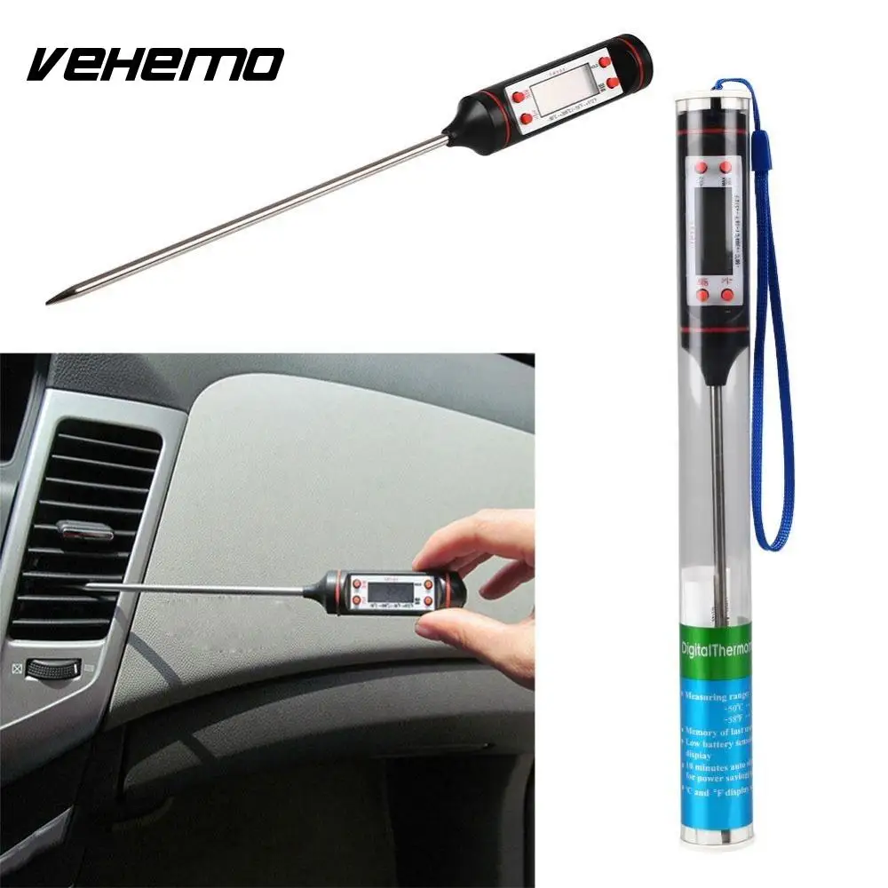 Car Air Conditioning Outlet LCD Digital Thermometer Gauge Automotive Electronic Inspection Table Thermometer Temperature Gauge
Car Air Conditioning Outlet LCD Digital Thermometer Gauge Automotive Electronic Inspection Table Thermometer Temperature Gauge