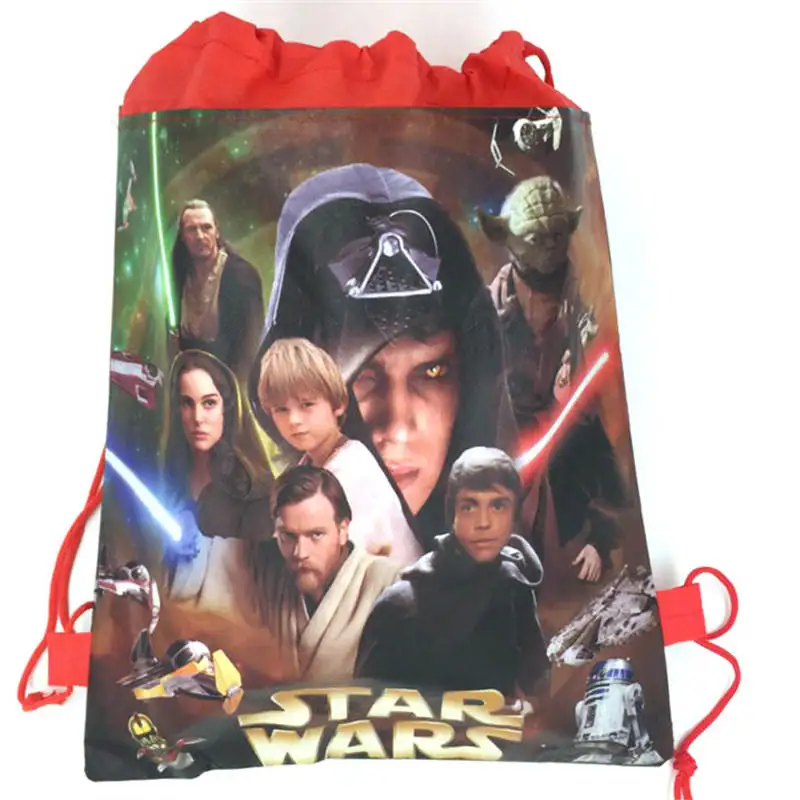 1pc Cartoon School Bag for Boy Star Wars Theme Drawstring School Backpack Christmas Gift Bag Decoration Supplies 34cmx27cm
1pc Cartoon School Bag for Boy Star Wars Theme Drawstring School Backpack Christmas Gift Bag Decoration Supplies 34cmx27cm