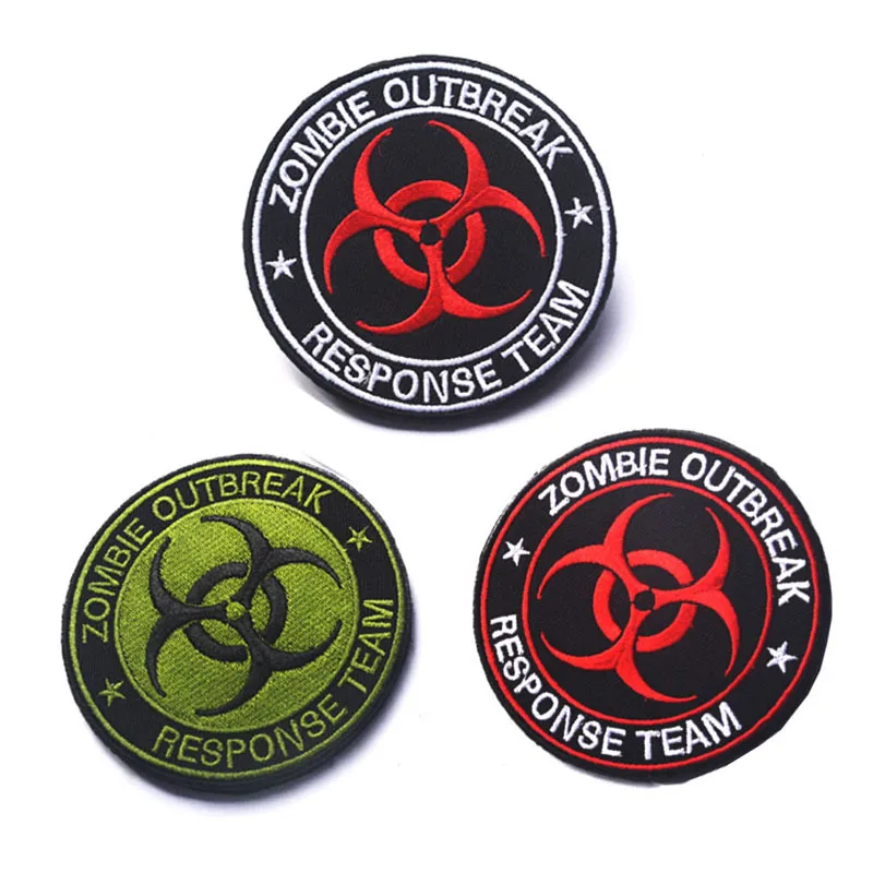 Zombie Outbreak Response Team embroidery the tactical military patches badges for clothes clothing HOOK/LOOP 8CM
Zombie Outbreak Response Team embroidery the tactical military patches badges for clothes clothing HOOK/LOOP 8CM